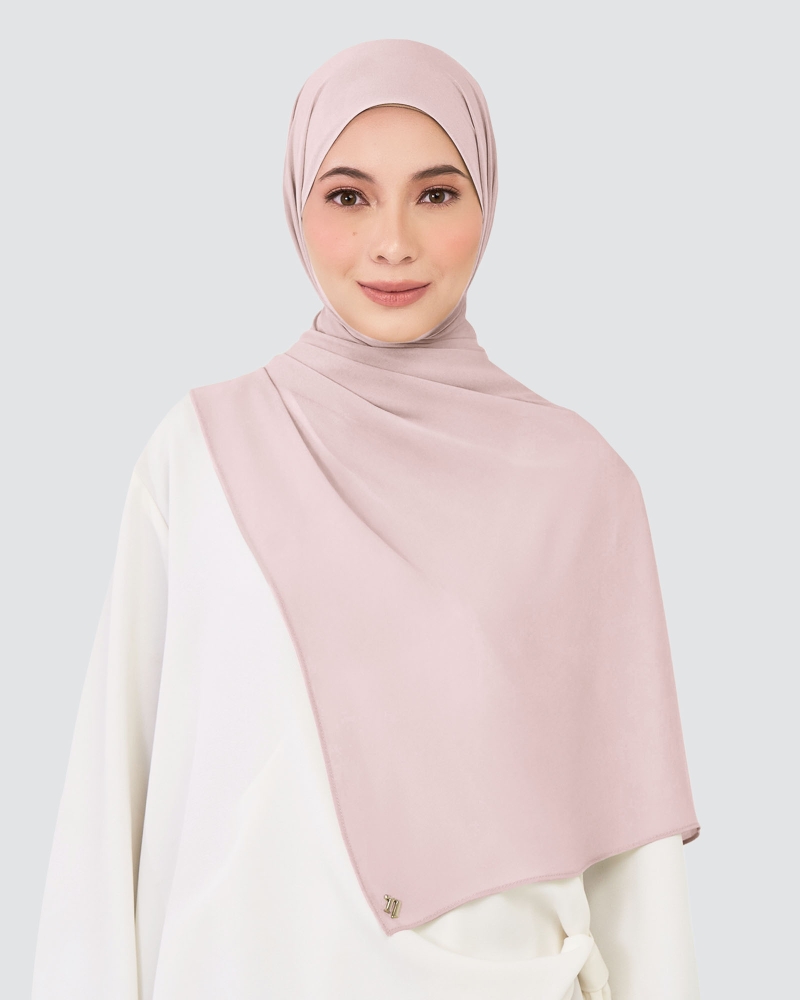 Image of CHIFFON SHAWL - PEACH QUARTZ