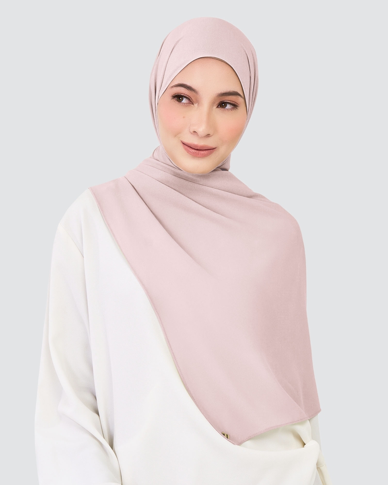 CHIFFON SHAWL - PEACH QUARTZ