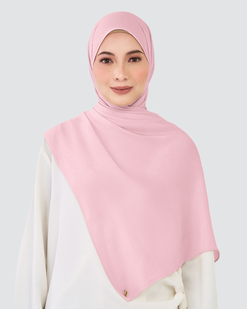 Image of CHIFFON SHAWL - PINK LAVENDER
