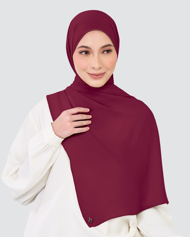 CHIFFON SHAWL - RHODODENDRON