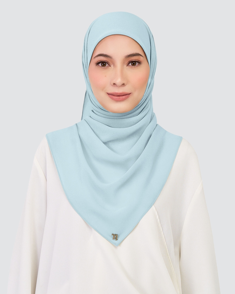 Image of CHIFFON SQUARE - BALLAD BLUE