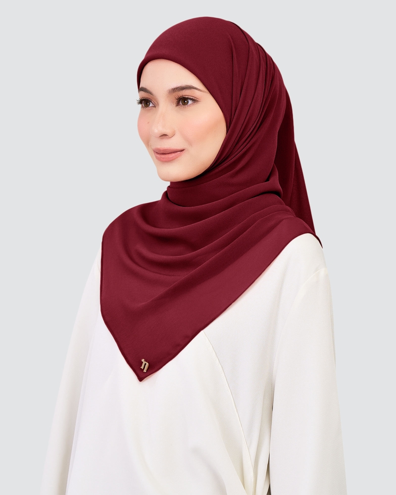 Image of CHIFFON SQUARE - BIKING RED