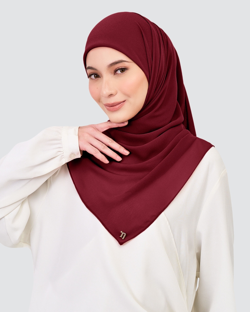 CHIFFON SQUARE - BIKING RED
