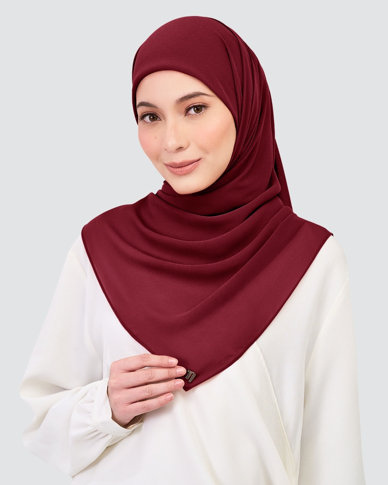 Image of CHIFFON SQUARE - BIKING RED