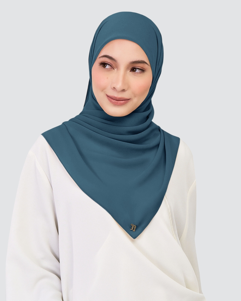 CHIFFON SQUARE - MARITIME BLUE
