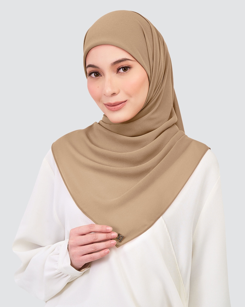CHIFFON SQUARE - NATURAL