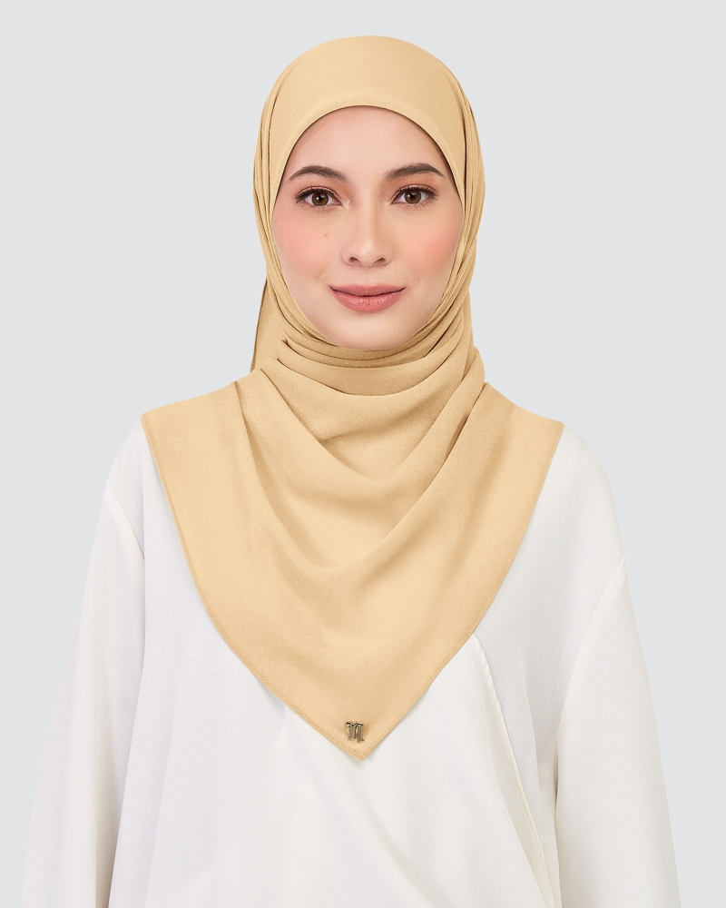 Image of CHIFFON SQUARE - SESAME