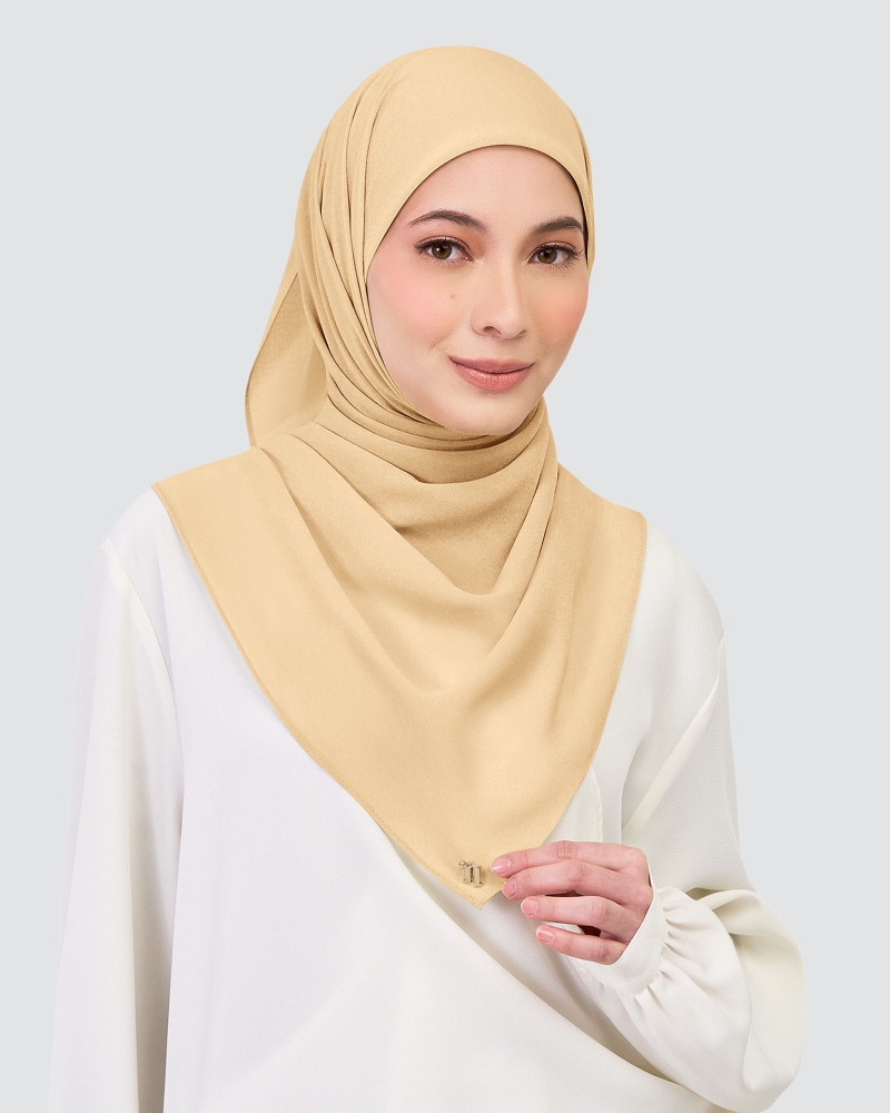 CHIFFON SQUARE - SESAME