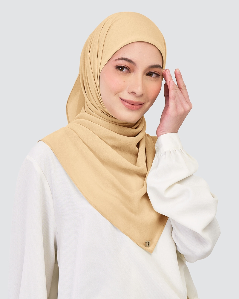 Image of CHIFFON SQUARE - SESAME