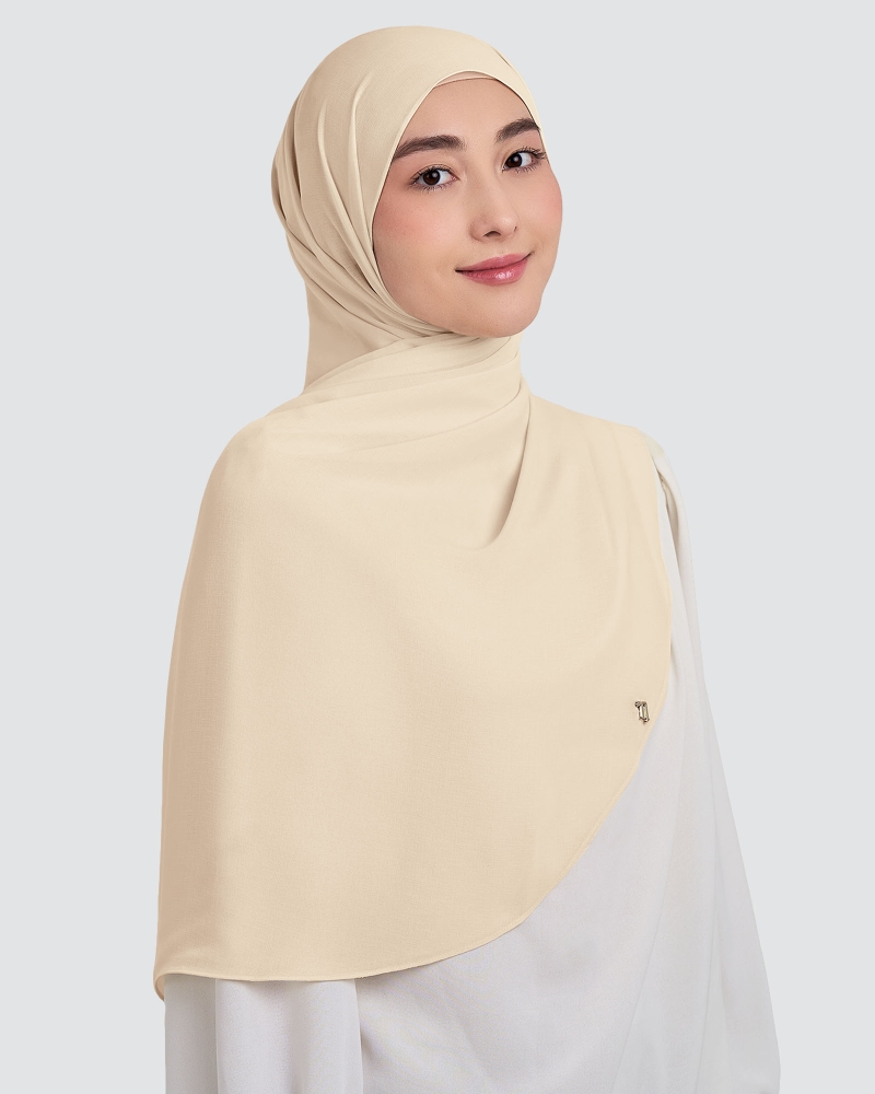 Image of CLEO CHIFFON SHAWL - SANDSTONE