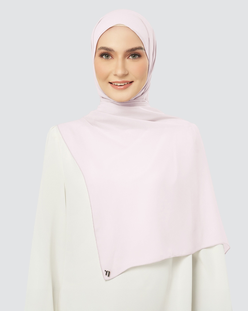 Image of CLOUD CHIFFON SHAWL - PETAL