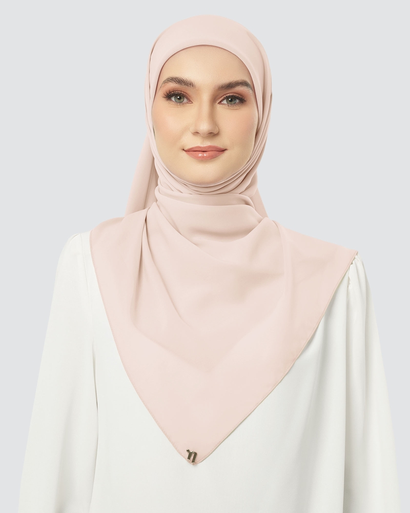 Image of CLOUD CHIFFON SQUARE - BALLET