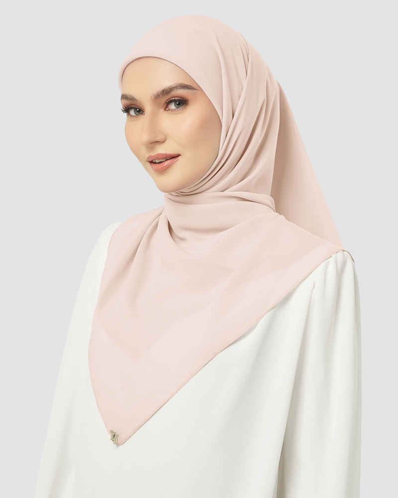 Image of CLOUD CHIFFON SQUARE - BALLET