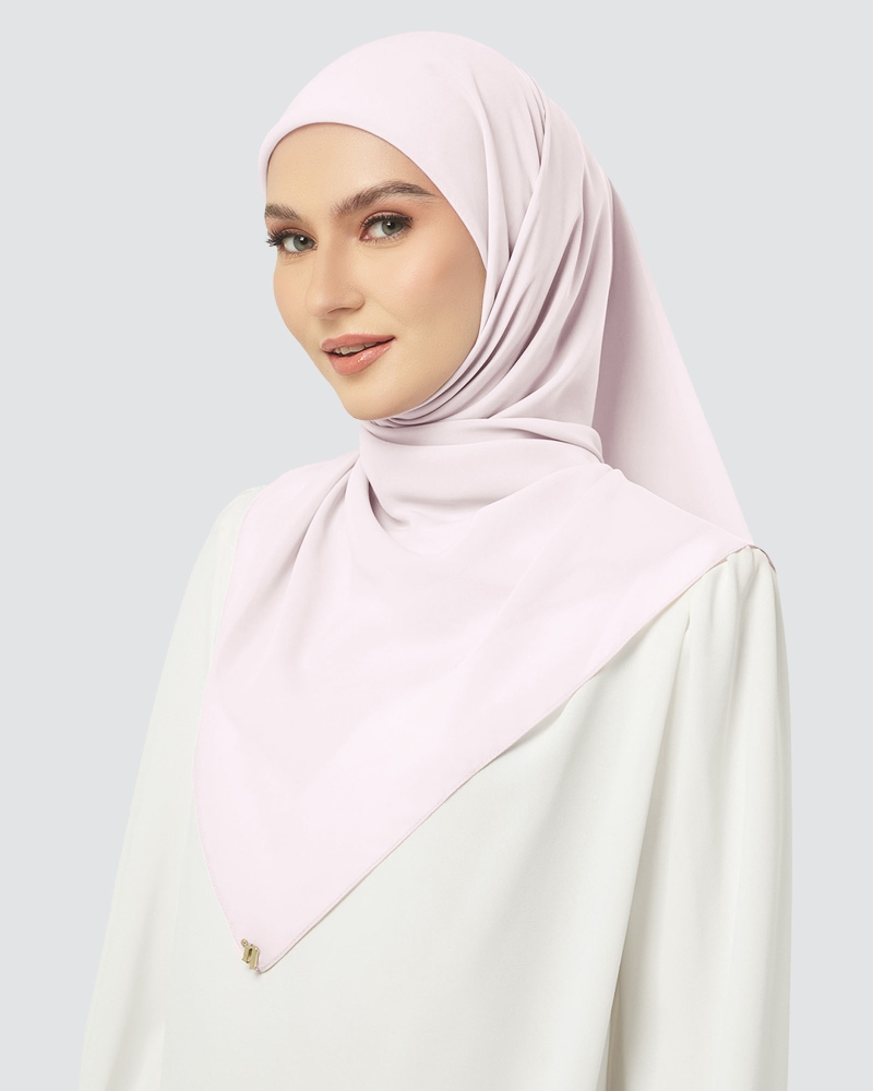 Image of CLOUD CHIFFON SQUARE - PETAL