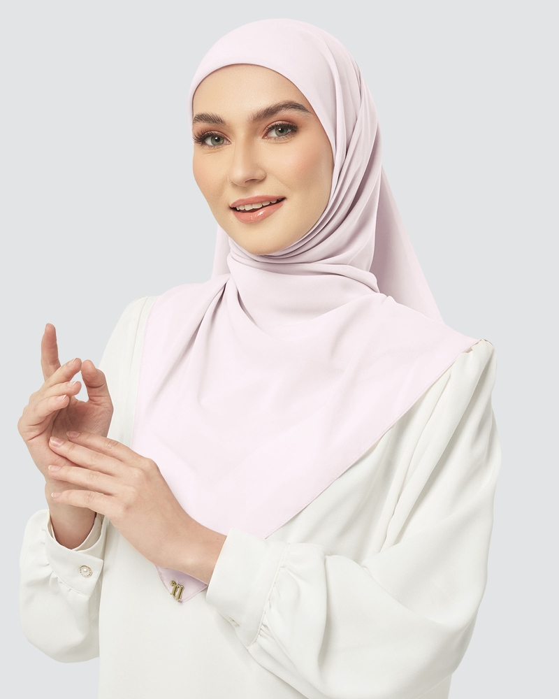 Image of CLOUD CHIFFON SQUARE - PETAL