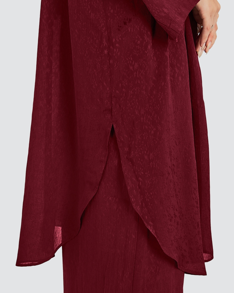 Image of DUBAI CO-ORDS - RED BERRY