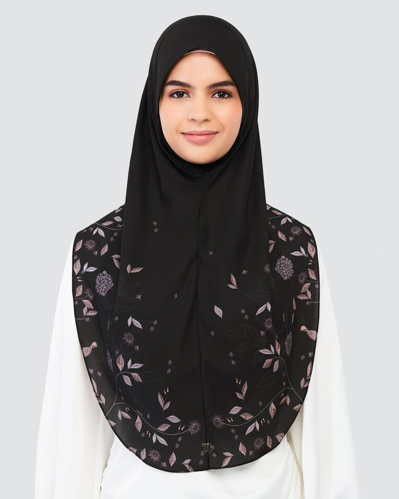 Image of EASYON PRINTED CHIFFON INSTANT - BASALT