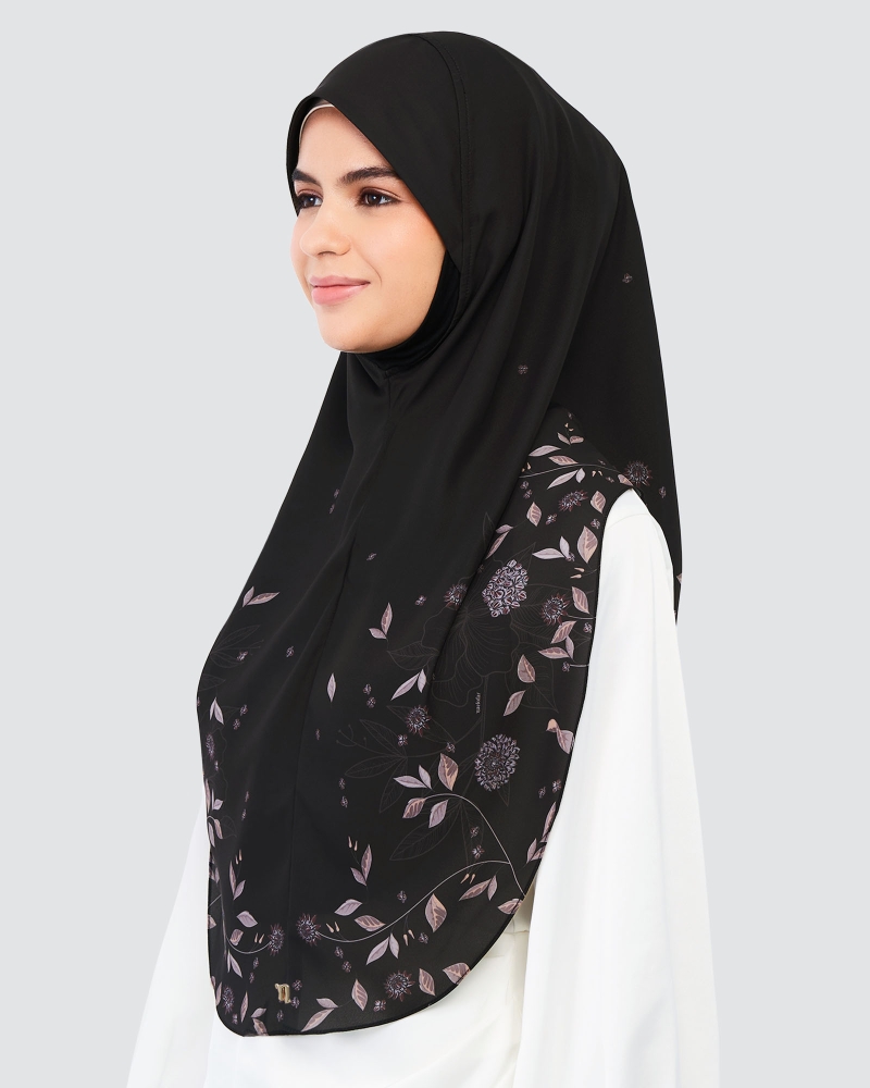 Image of EASYON PRINTED CHIFFON INSTANT - BASALT