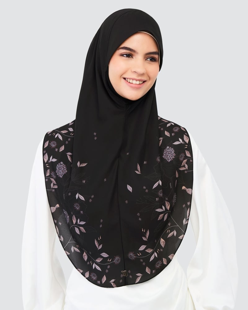 Image of EASYON PRINTED CHIFFON INSTANT - BASALT