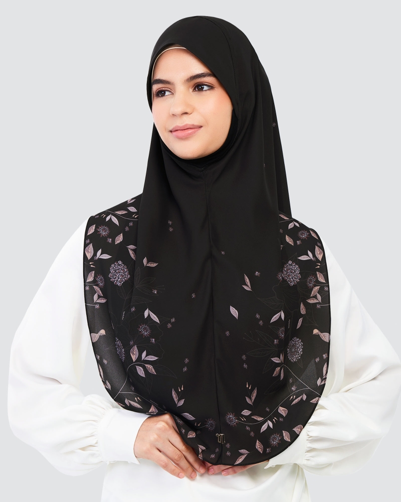 Image of EASYON PRINTED CHIFFON INSTANT - BASALT