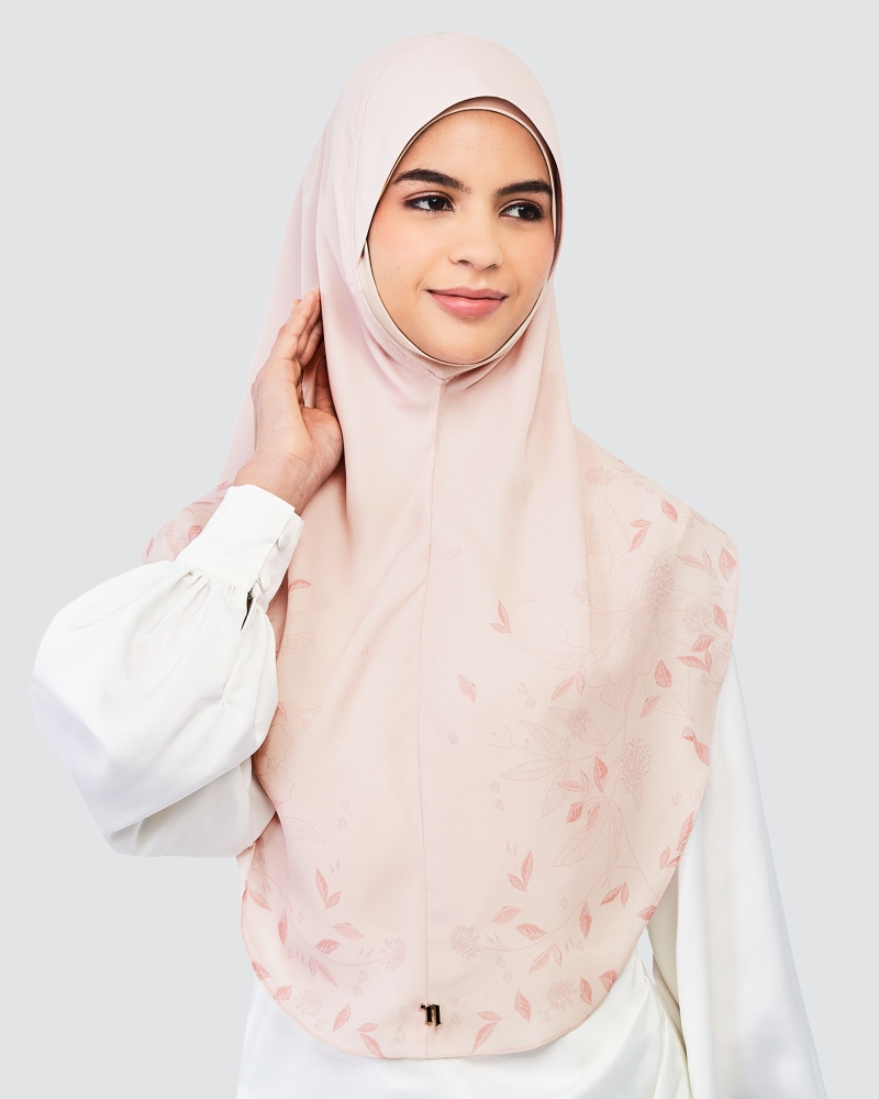 Image of EASYON PRINTED CHIFFON INSTANT - PEONY