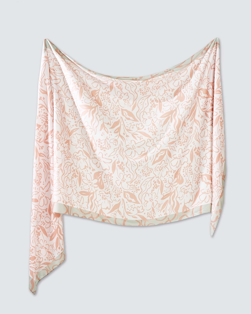 Image of FLEUR SHAWL - ROSEE