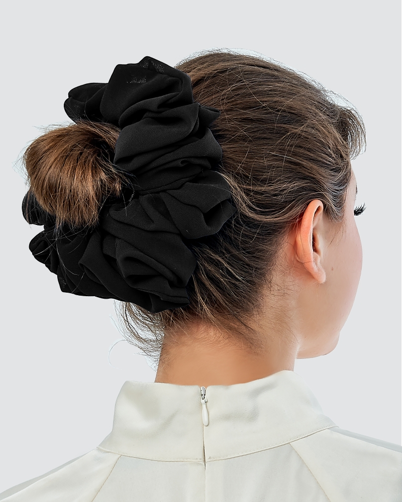 Image of FLUFF CHIFFON SCRUNCHY - MULTICOLOUR