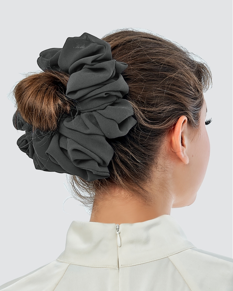 Image of FLUFF CHIFFON SCRUNCHY - MULTICOLOUR