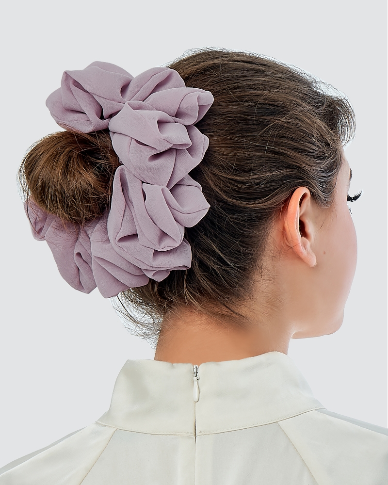 Image of FLUFF CHIFFON SCRUNCHY - MULTICOLOUR