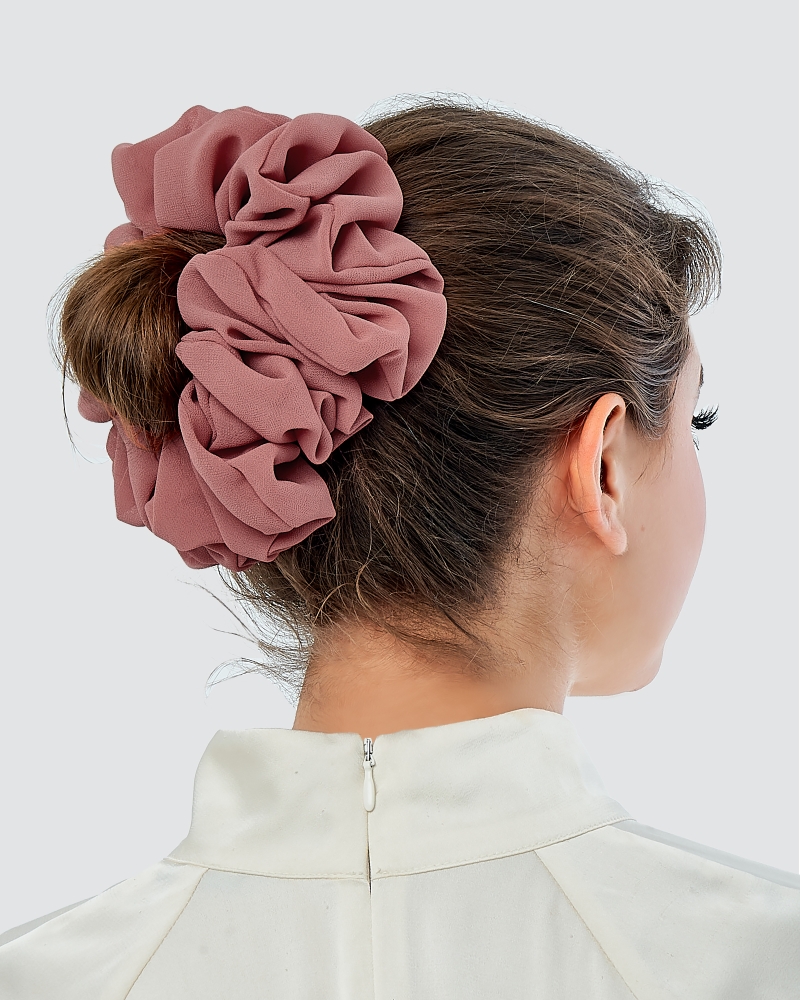 Image of FLUFF CHIFFON SCRUNCHY - MULTICOLOUR