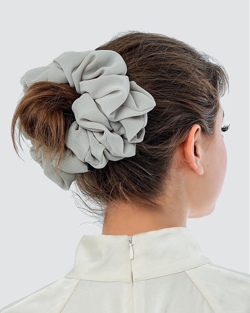 Image of FLUFF CHIFFON SCRUNCHY - MULTICOLOUR