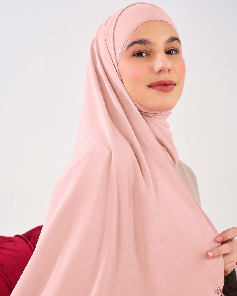 GAIA CHIFFON SHAWL - BLUSH