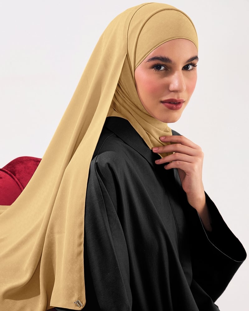 GAIA CHIFFON SHAWL - SUNSET