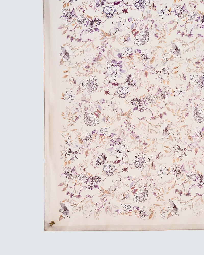 Image of HARUM CHIFFON SHAWL - PEBBLE