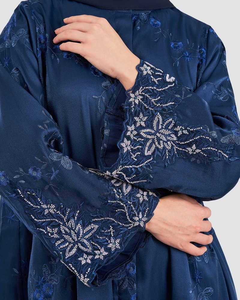 Image of HUSNA ABAYA - MARITIME BLUE