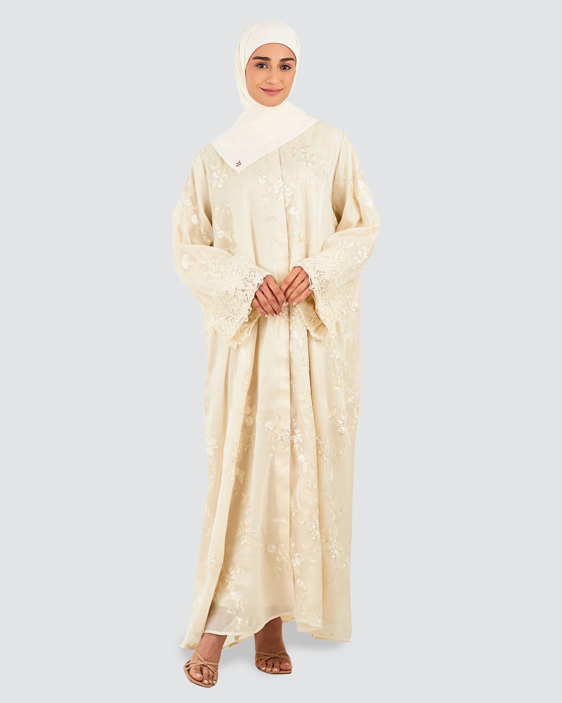 Image of HUSNA ABAYA - VANILLA