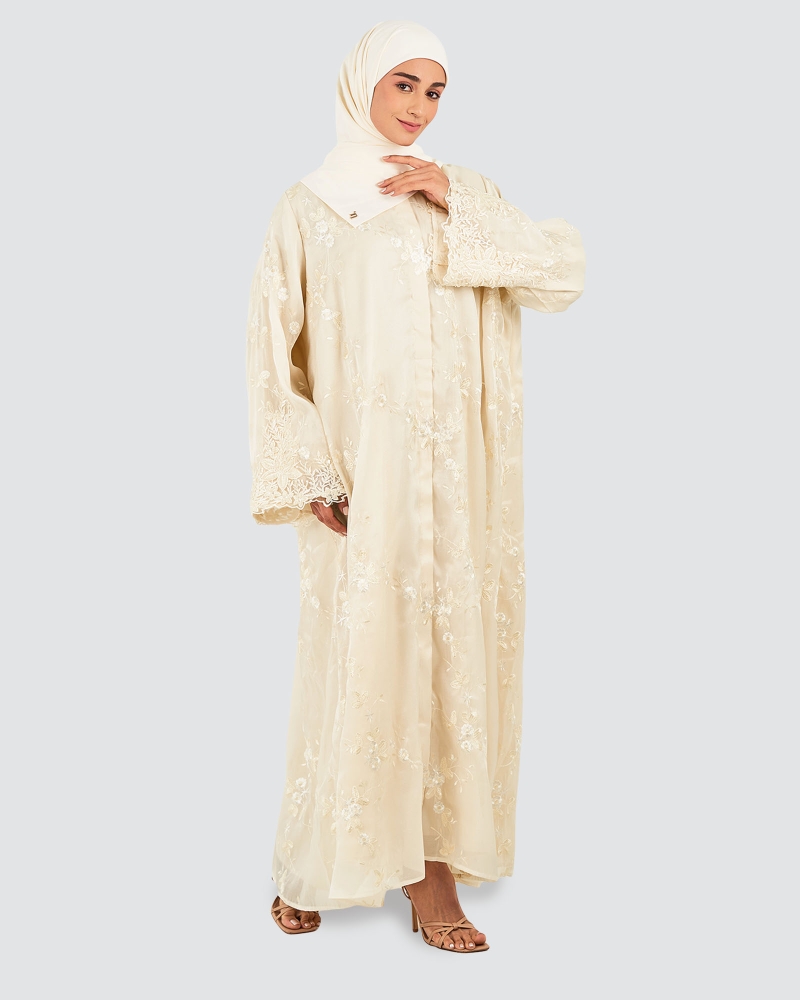 Image of HUSNA ABAYA - VANILLA
