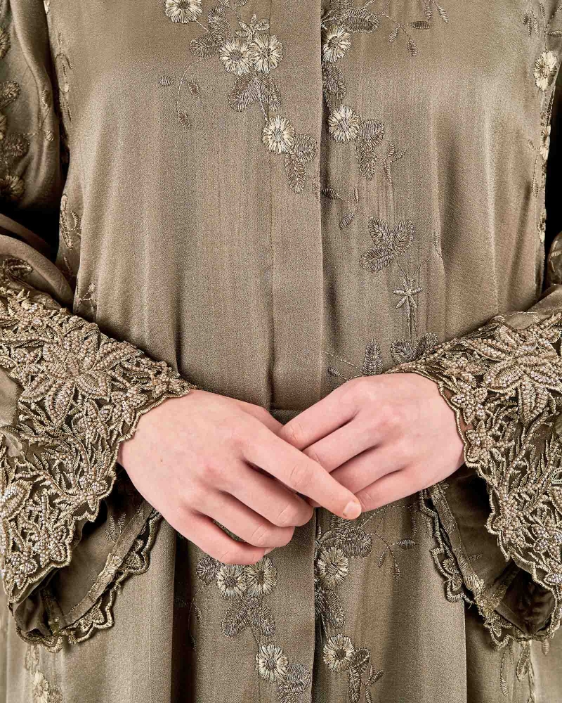 Image of HUSNA ABAYA - WINTER MOSS