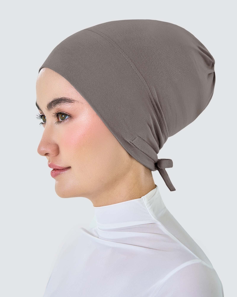 Image of INNER DRAWSTRING SNOWCAP - GREY