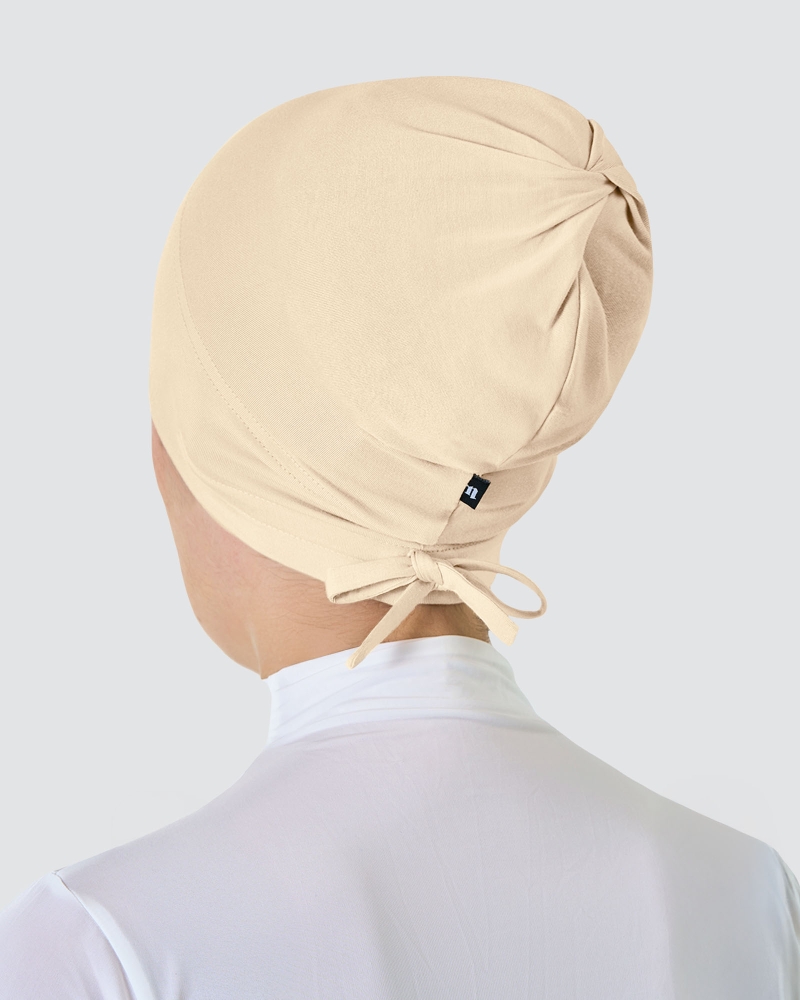 Image of INNER DRAWSTRING SNOWCAP - SAND