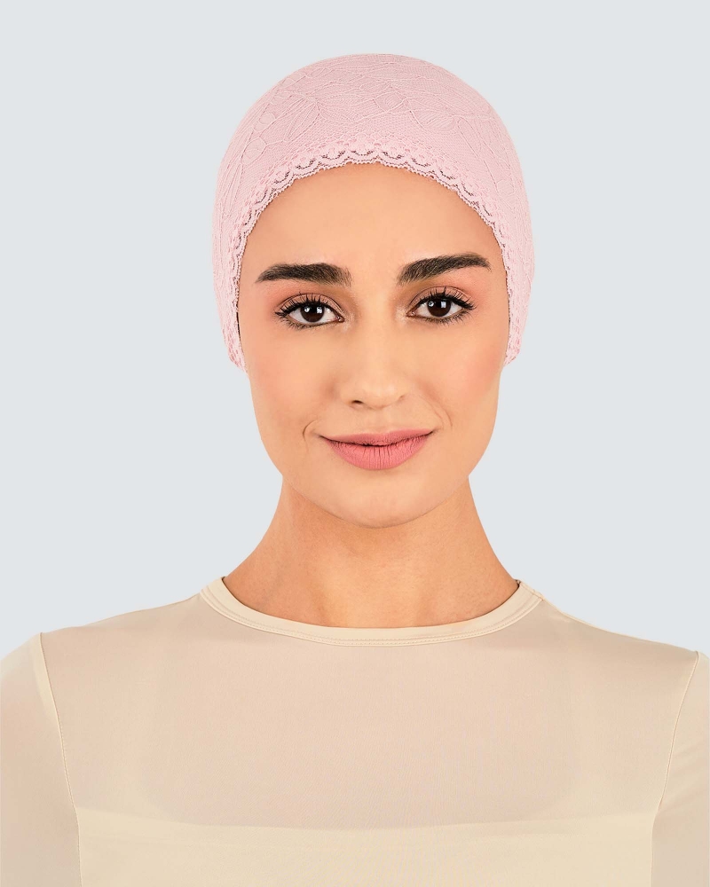 Image of INNER TIE-BACK FLEUR LACE - DUSTY PINK