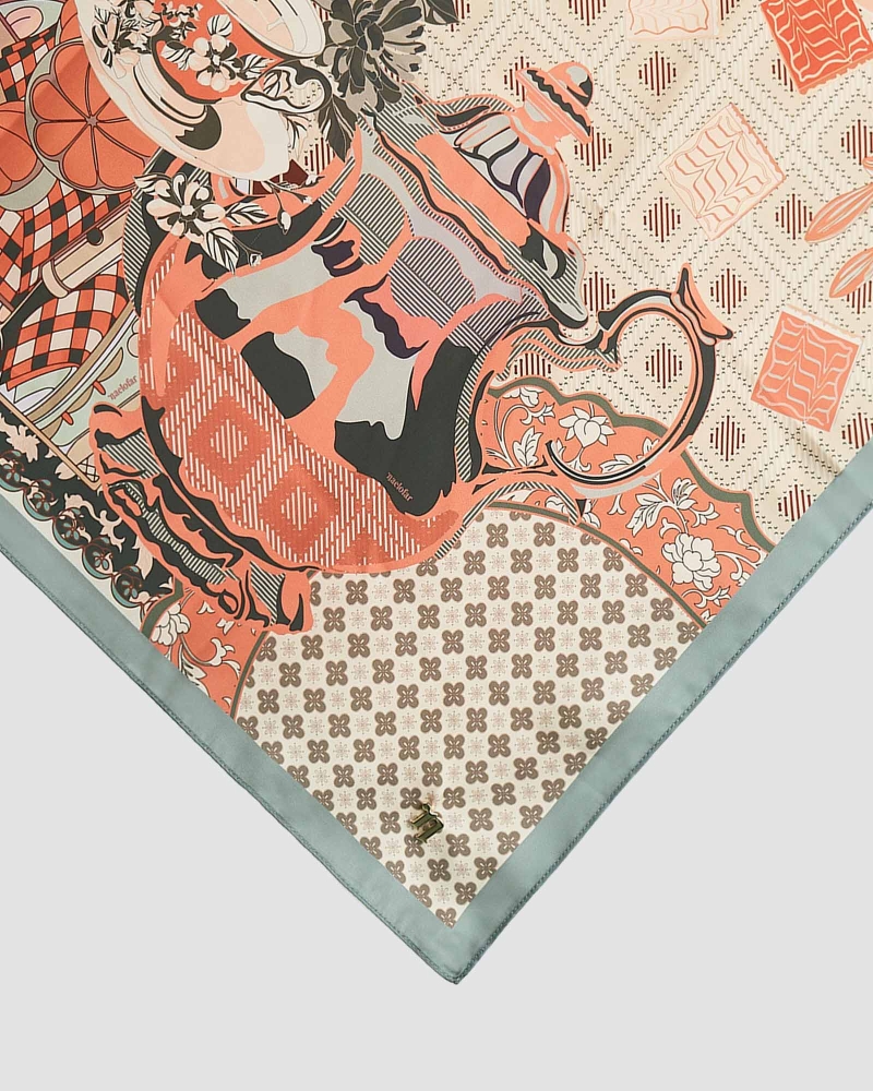 Image of JAMUAN MATTE SATIN SQUARE - BISKUT KELAPA