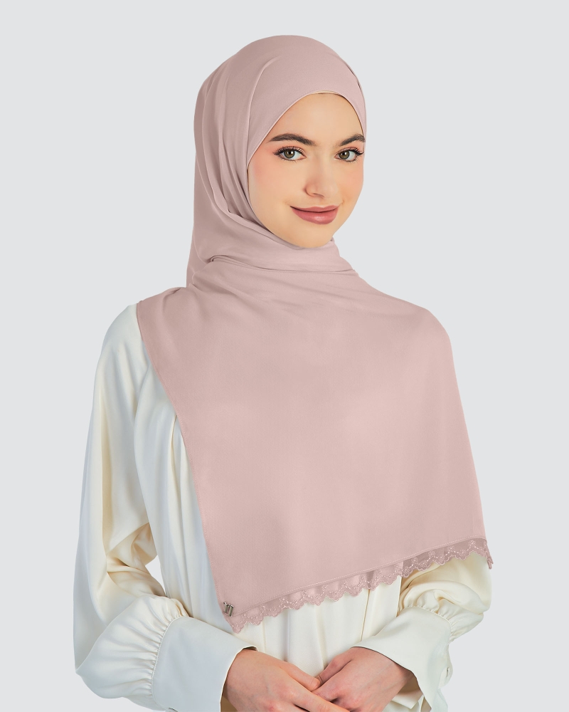 Image of JUWITA LACE SHAWL - TULIP