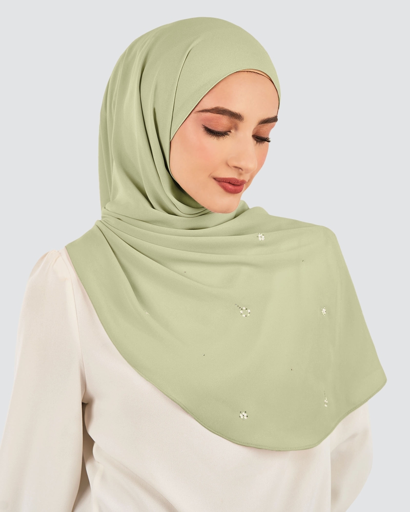 LADY GRACE CRYSTAL CHIFFON SHAWL - STARFRUIT