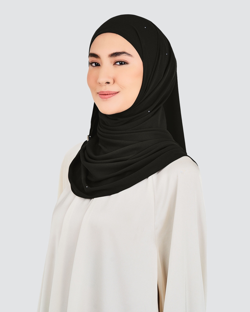 Image of LADY NOOR SEMI-INSTANT WITH INNER - BLACK