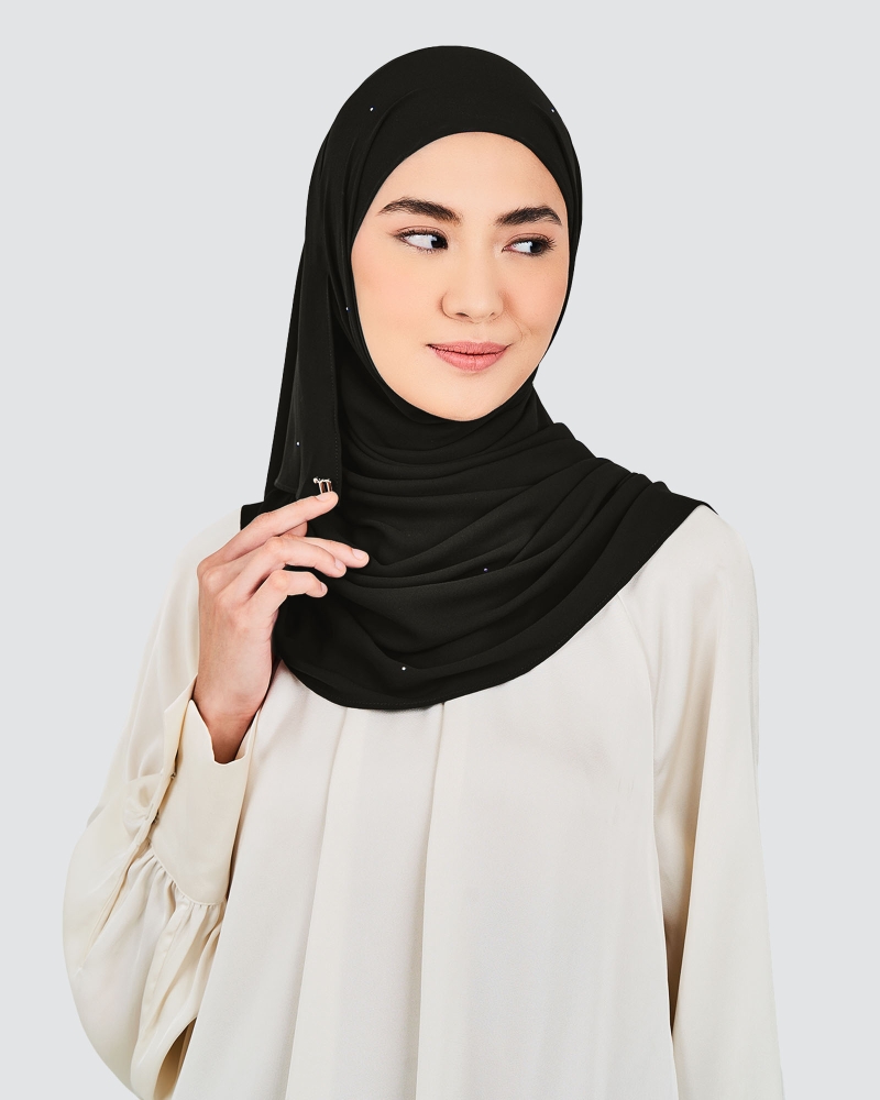 Image of LADY NOOR SEMI-INSTANT WITH INNER - BLACK