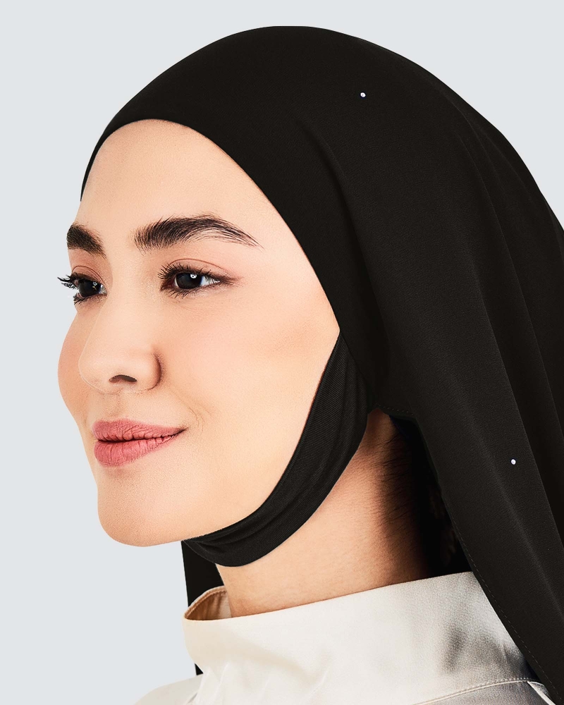Image of LADY NOOR SEMI-INSTANT WITH INNER - BLACK