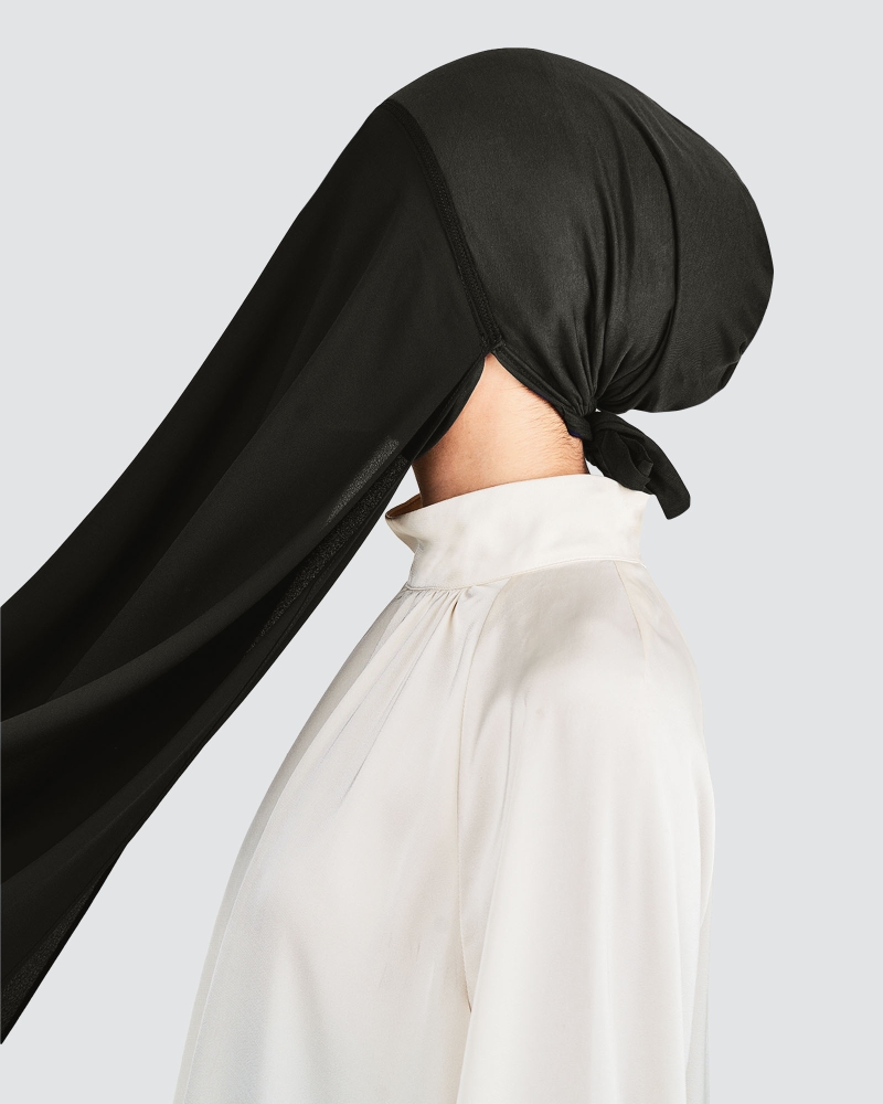 Image of LADY NOOR SEMI-INSTANT WITH INNER - BLACK