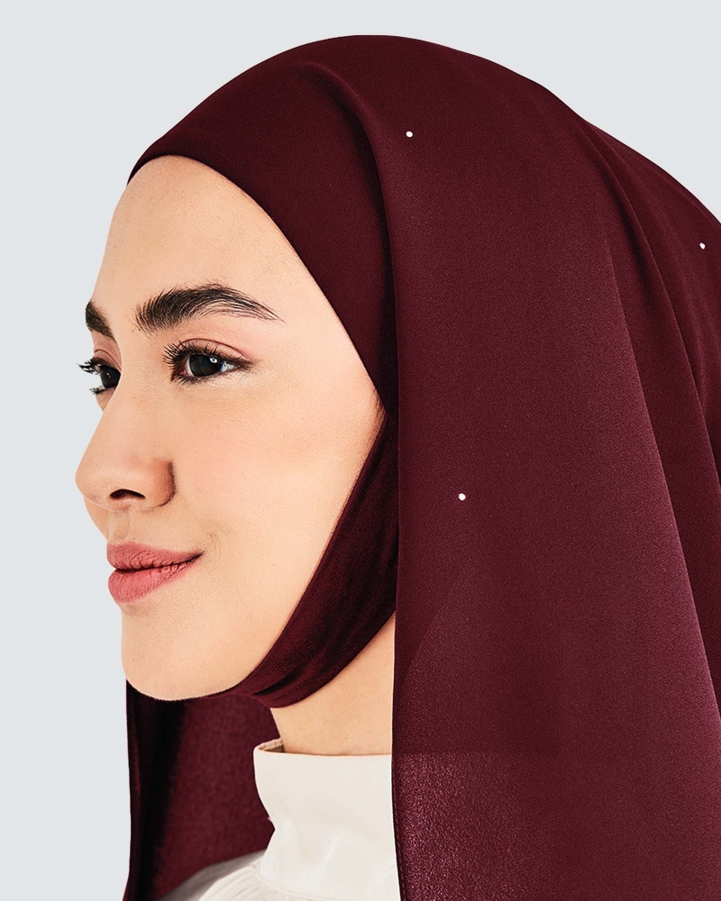 Image of LADY NOOR SEMI-INSTANT WITH INNER - RUBY