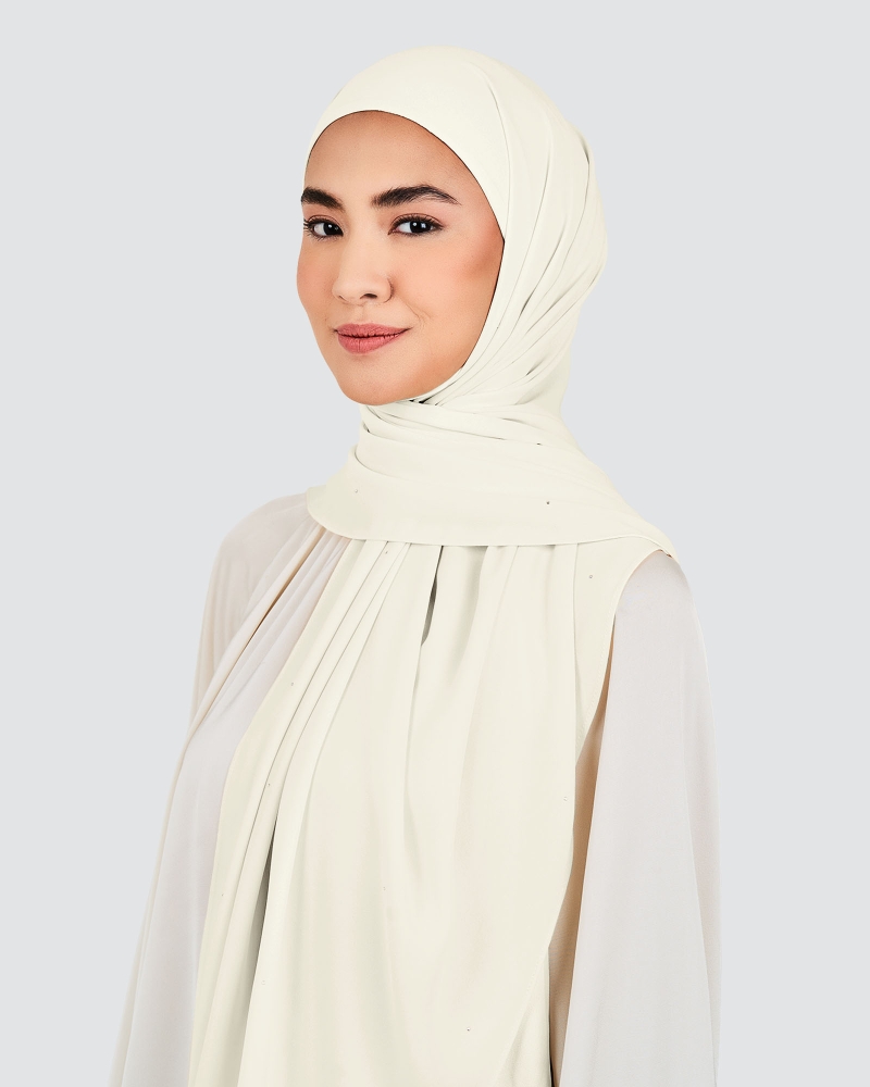 Image of LADY NOOR SEMI-INSTANT WITH INNER - WHITE